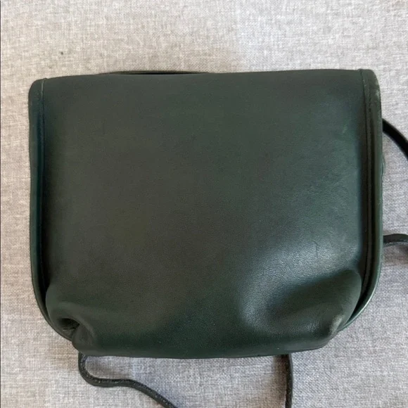 Coach 90s vintage green Leather Crossbody Bag K4B 9919 - Picture 12 of 15